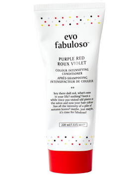 evo fabuloso colour intensifying conditioner- purple red 7.5oz